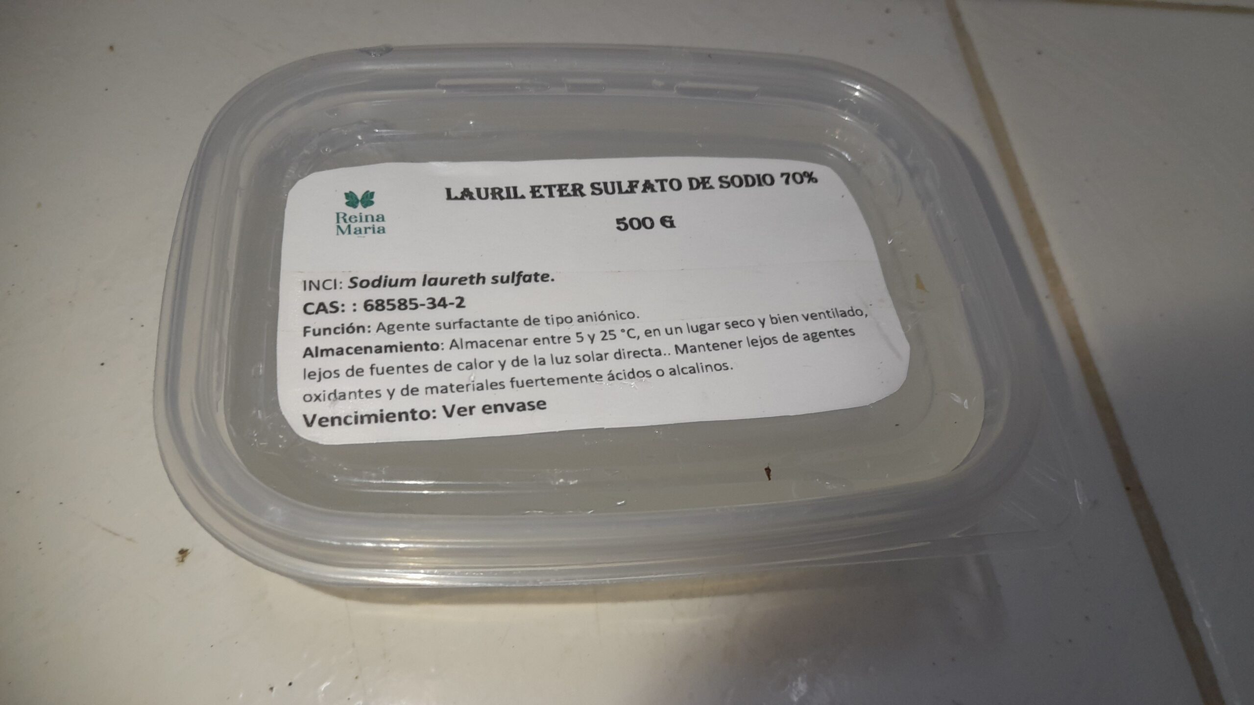 Lauril Eter Sulfato de sodio